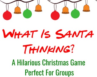 Fun Christmas Game For Group of Adults - Christmas Games For Family - Holiday Party Game - Cool Christmas Party Game