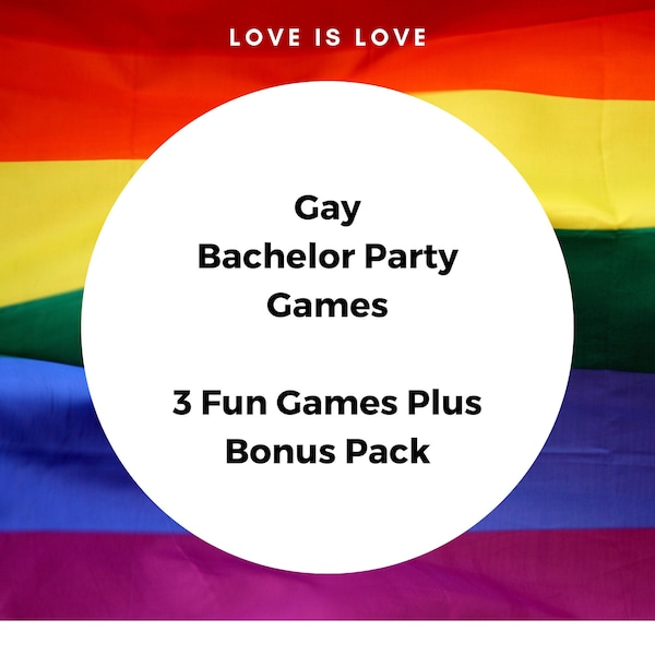 Gay Bachelor Party Games | Gay Stag Party  | LGBTQ Bachelor Games