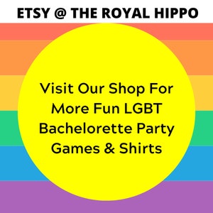 Do YOU Know the Couple, Lesbian Bachelorette Party Game, Fun LGBTQ Game for Bridal Shower image 6