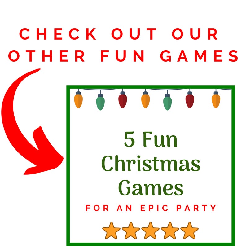 Adult Christmas Drinking Game Etsy