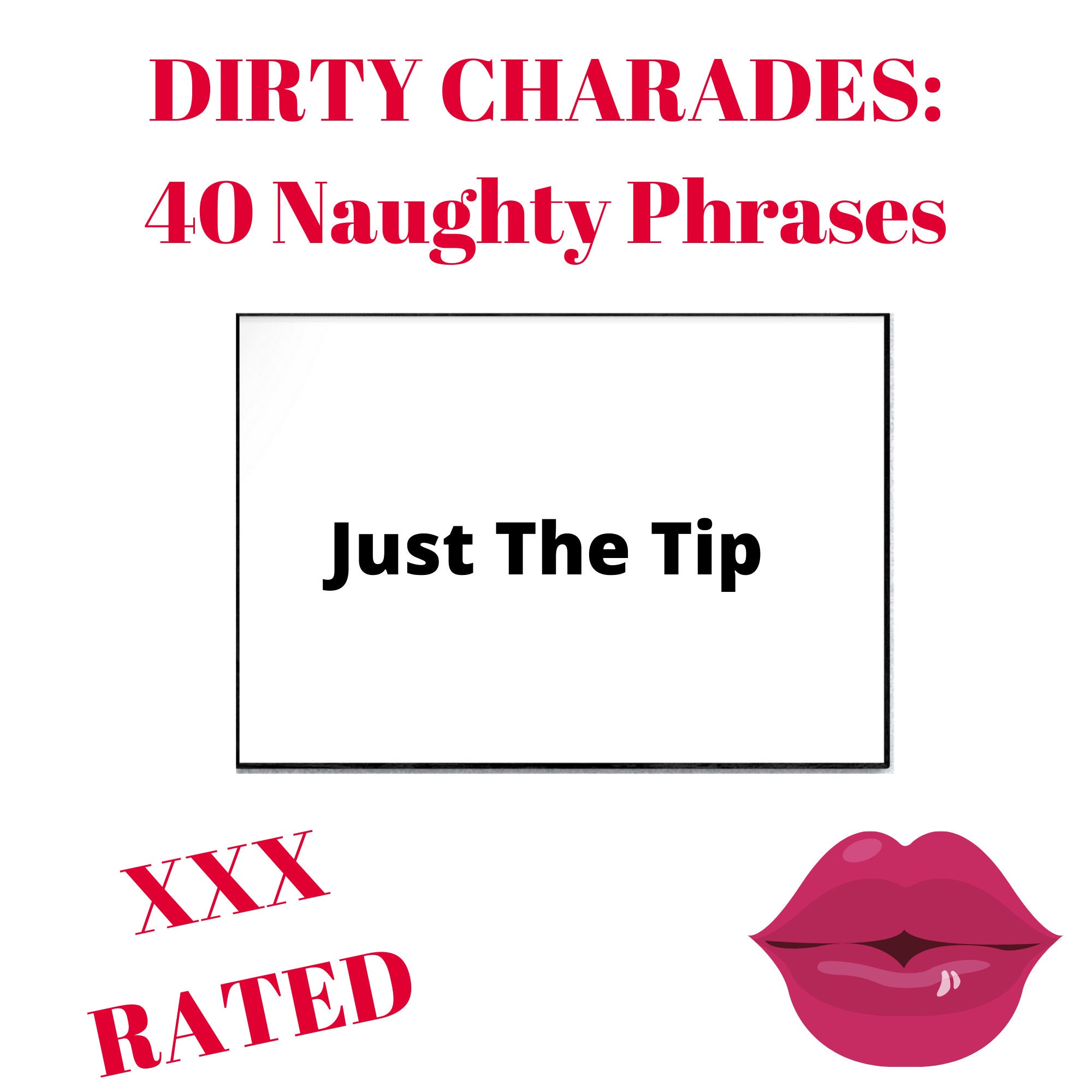 DIRTY Charades, Dirty Pictionary, Drinking Games, Naughty Pictionary ...