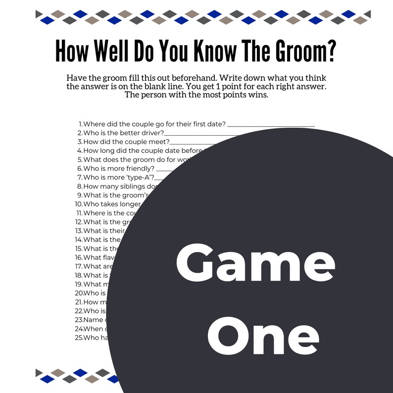 3 Bachelor Party Games Fun Stag Party Games Etsy Polska