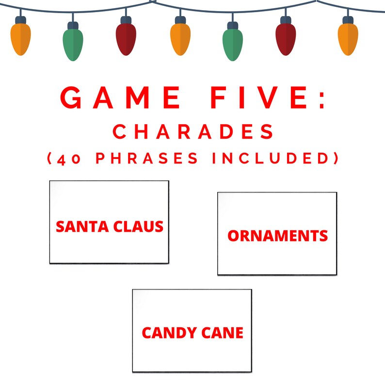 Holiday Party Game For The Entire Family 5 Fun Christmas Party Game For