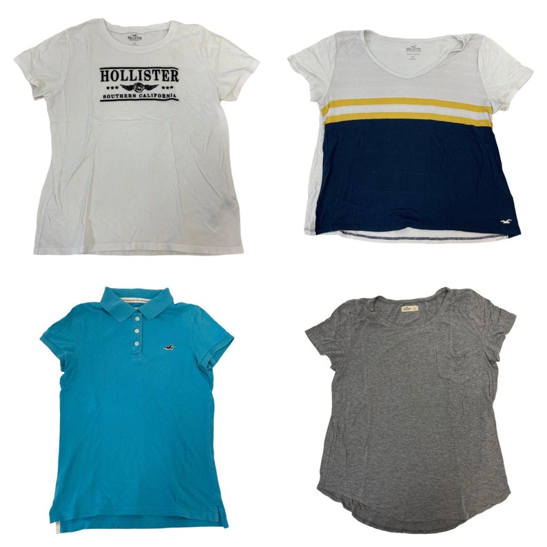 Lot of 5 Hollister T Shirt Polo Top 