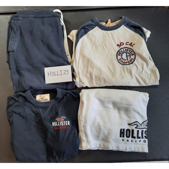 Lot of 5 Hollister Long Sleeve T Shirts Pants Bund