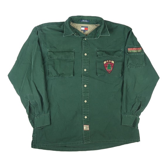 tommy hilfiger button down long sleeve