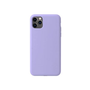 iPhone Matte Silicon Phone Case in Lilac, Lemon and Matcha
