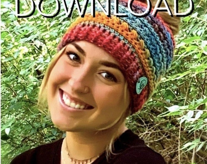 The Macy Messy Bun Beanie Pattern