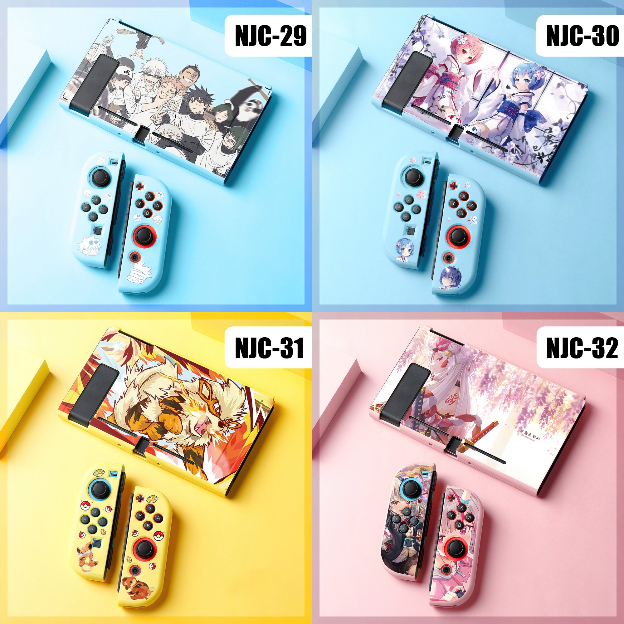 Nintendo Switch Case Colorful Cartoon Switch Protective - Etsy