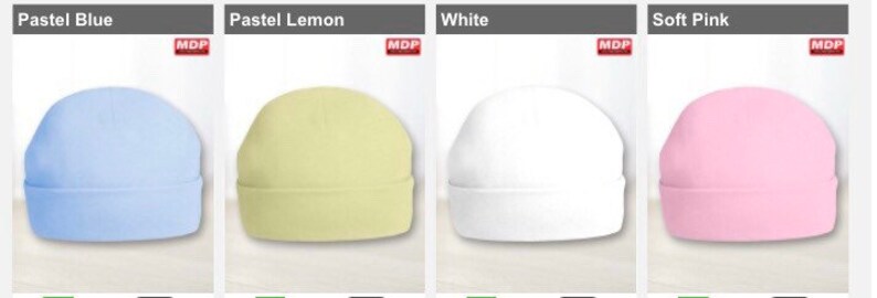 BSL personalised baby beanie