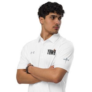 YHWH and 3 Nails Cross embroidered - Under Armour® polo