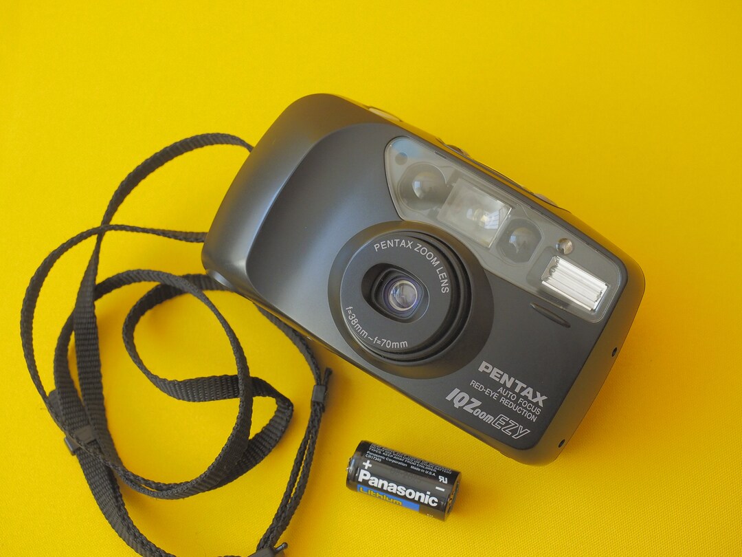 Pentax Iqzoom IQ Zoom EZY 35mm Film Compact Point and Shoot Flash Camera Battery WORKING Etsy