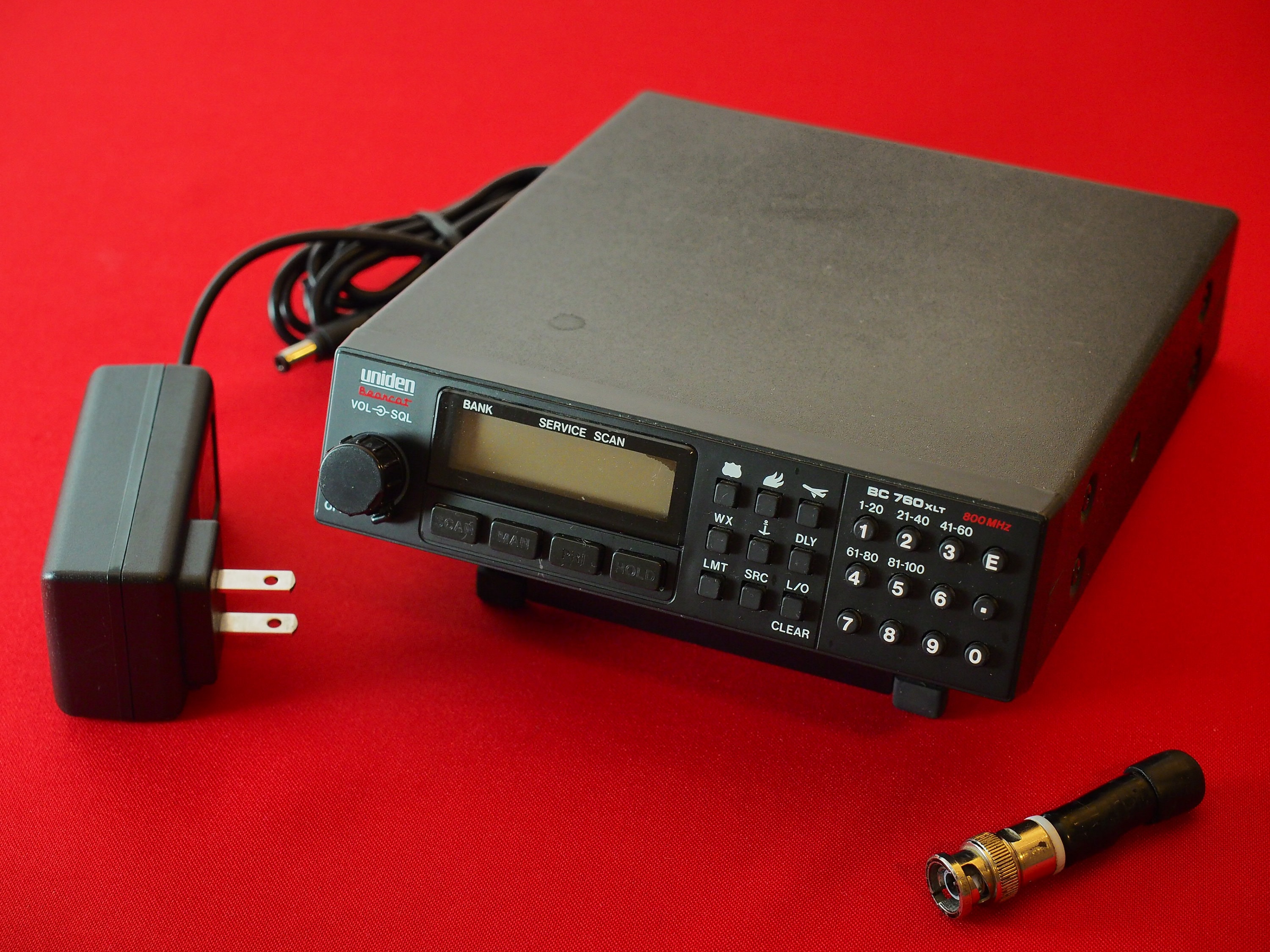 Uniden Bearcat BC 760XLT BC760XLT 800mhz Radio Scanner Weather