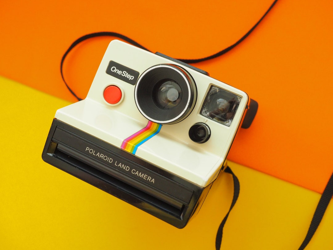 Polaroid One Step SX70 RAINBOW Instant Film Land Camera Vintage