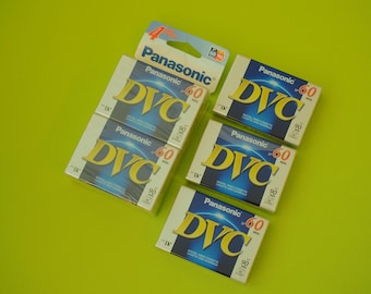 7 NOUVELLES cassettes vidéo numériques MiniDV Panasonic