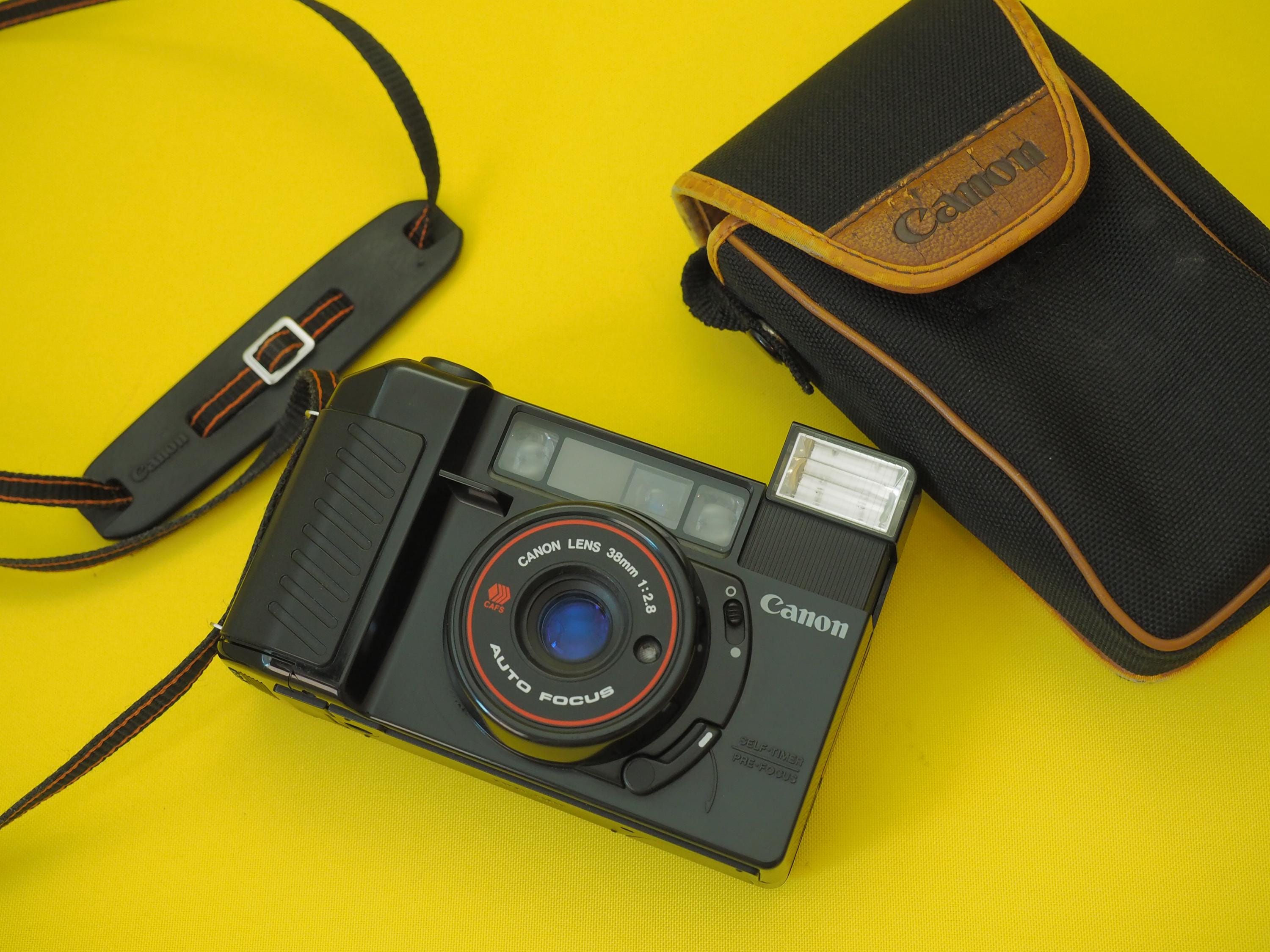 Canon Sure Shot Autoboy AF35M II 35mm 1:2.8 Film Point & Shoot Compact Camera WORKING