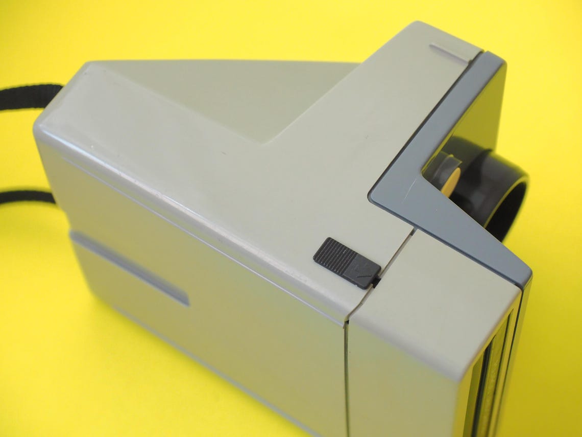 Polaroid The Button SX-70 Instant Film Camera Vintage WORKING TESTED, foto 4 di 5