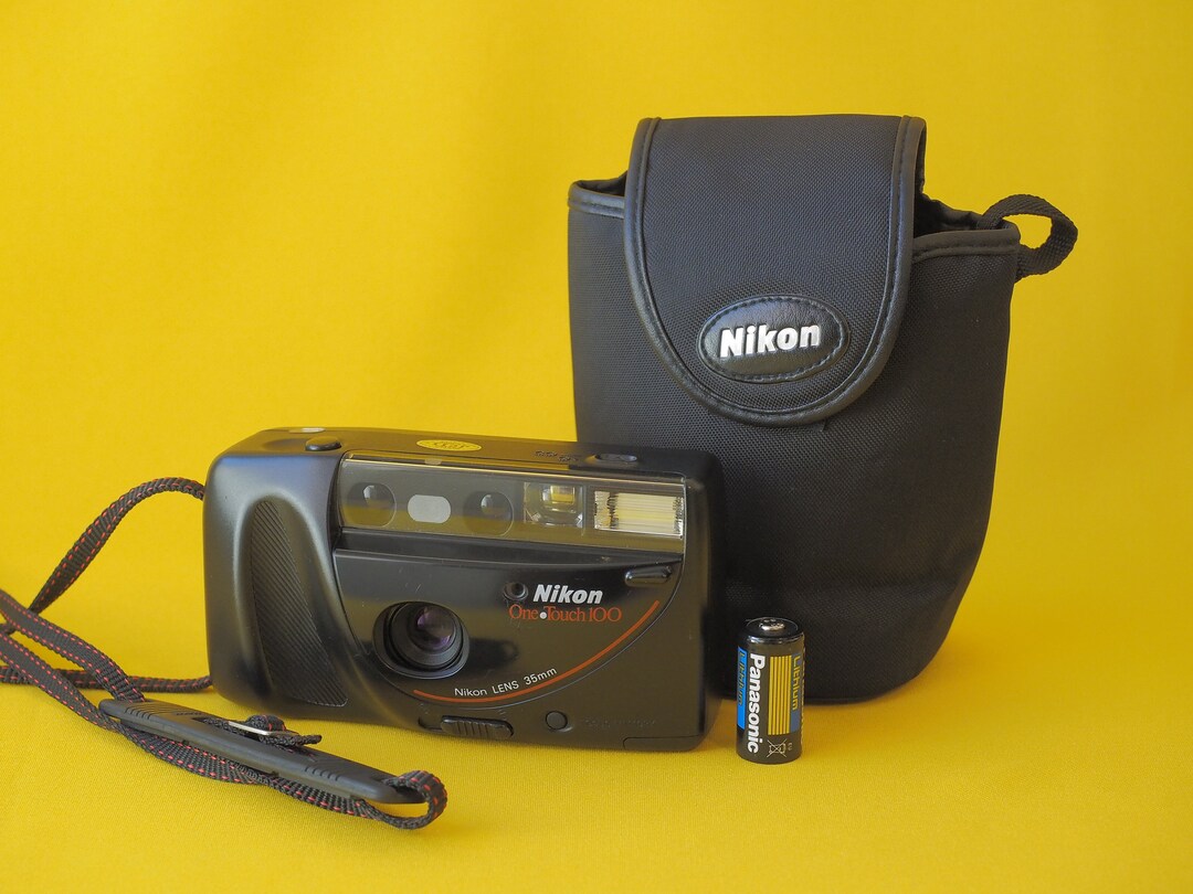Nikon One Touch 100 35mm Film Compact Point and Shoot Flash Camera