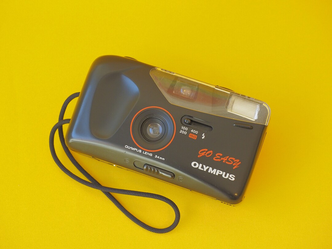 Olympus Go Easy Compact 35mm Film Point and Shoot Flash Camera WORKING Etsy