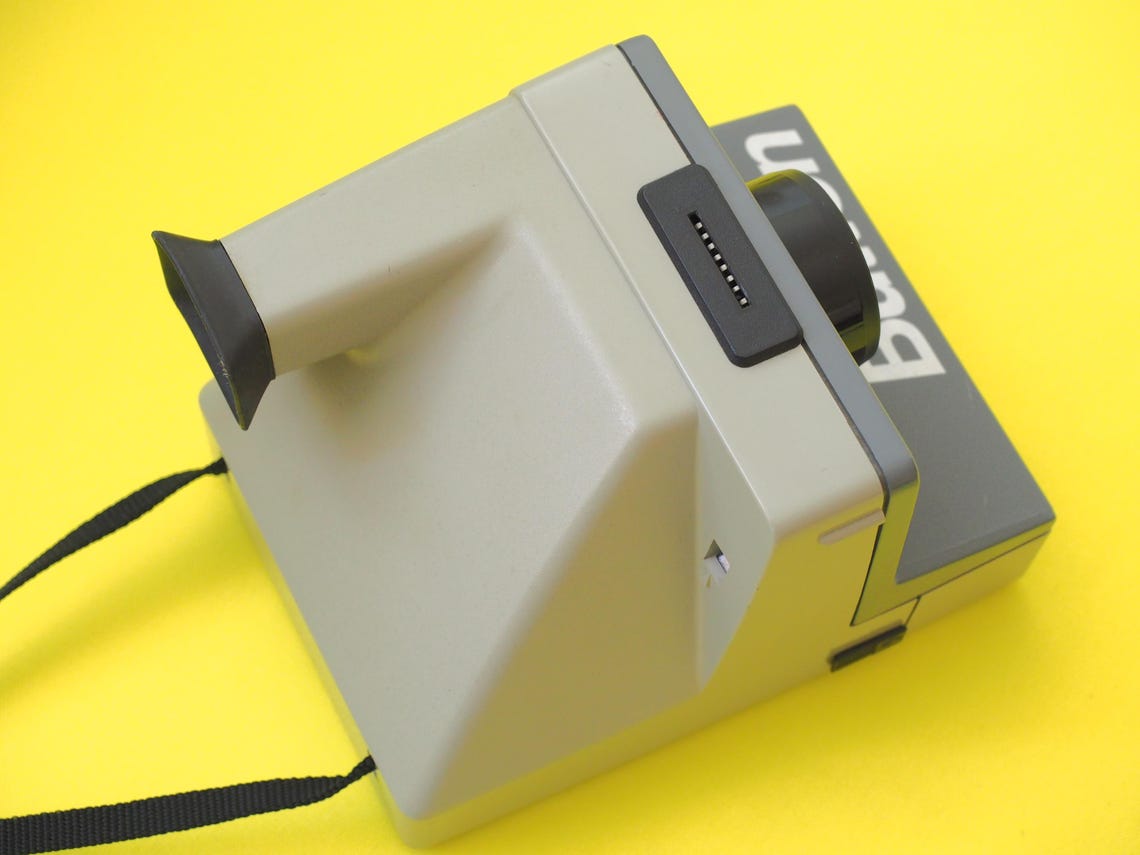 Polaroid The Button SX-70 Instant Film Camera Vintage WORKING TESTED, foto 3 di 5