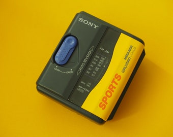 Sony WM-FS393 draagbare sport-Walkman-cassettespeler WERKT Geen radio