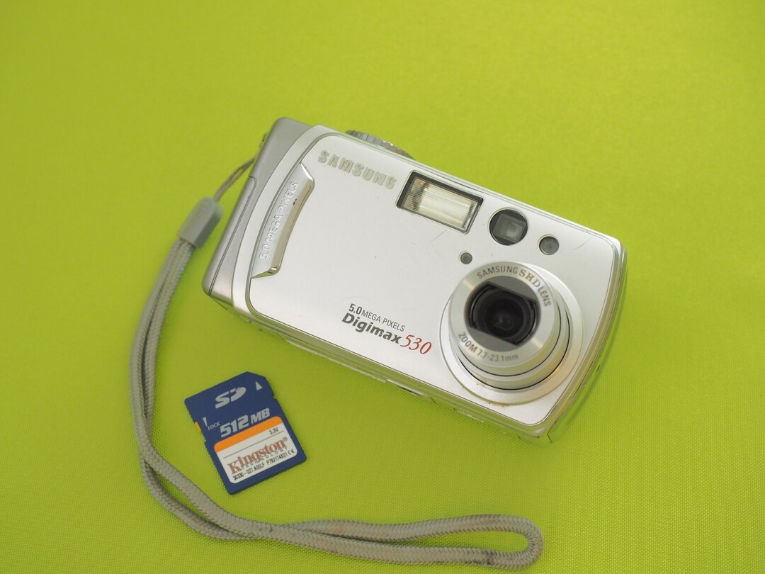 Samsung Digimax 530 5.0MP Compact Digital Point and Shoot Flash Camera WORKING Etsy