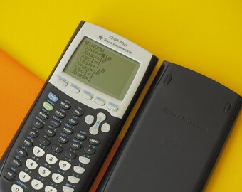 Texas Instruments TI 84 Plus Graphing Calculator Black With Manual 2004 ...