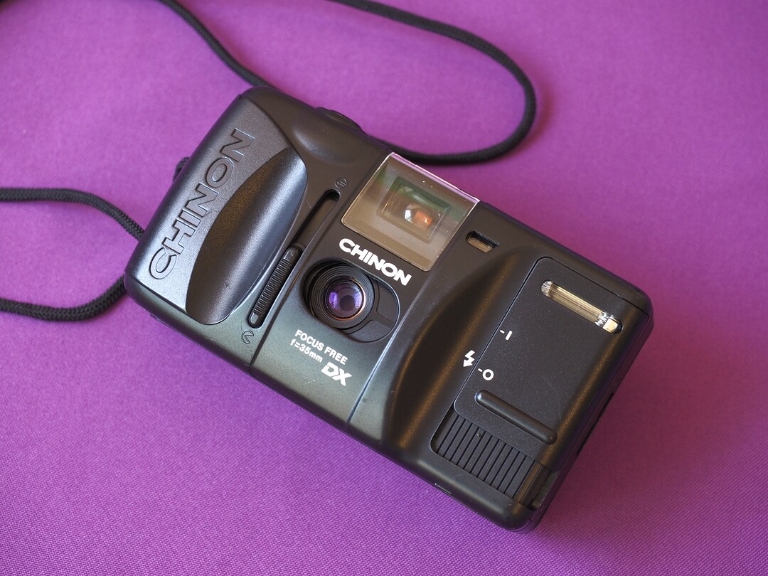 Chinon Auto GL 35mm Film Point and Shoot Flash Compact Camera WORKING Etsy