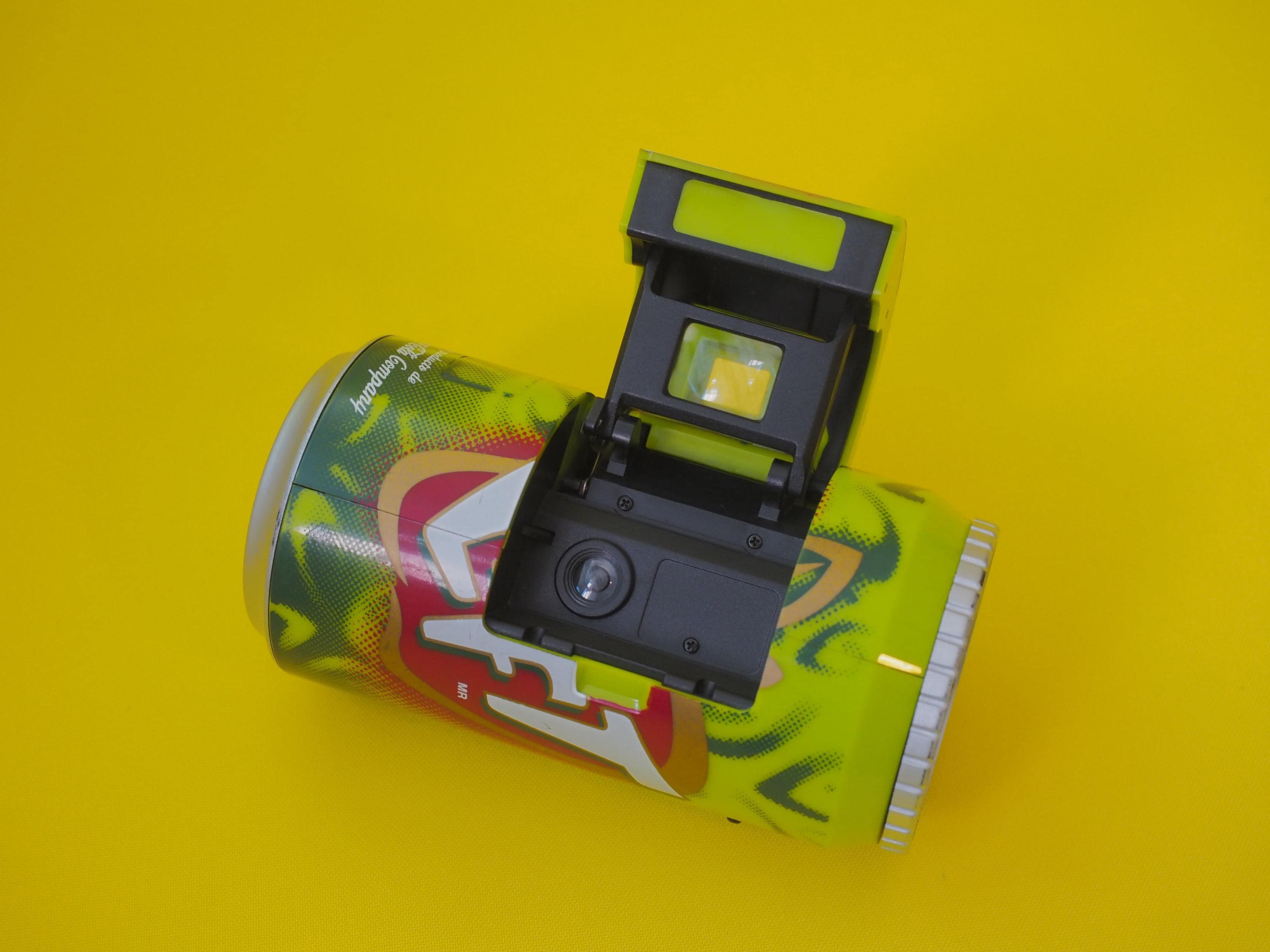 RARE Coca-cola MEXICO Manzana Lift Soda Can 35mm Film Point and