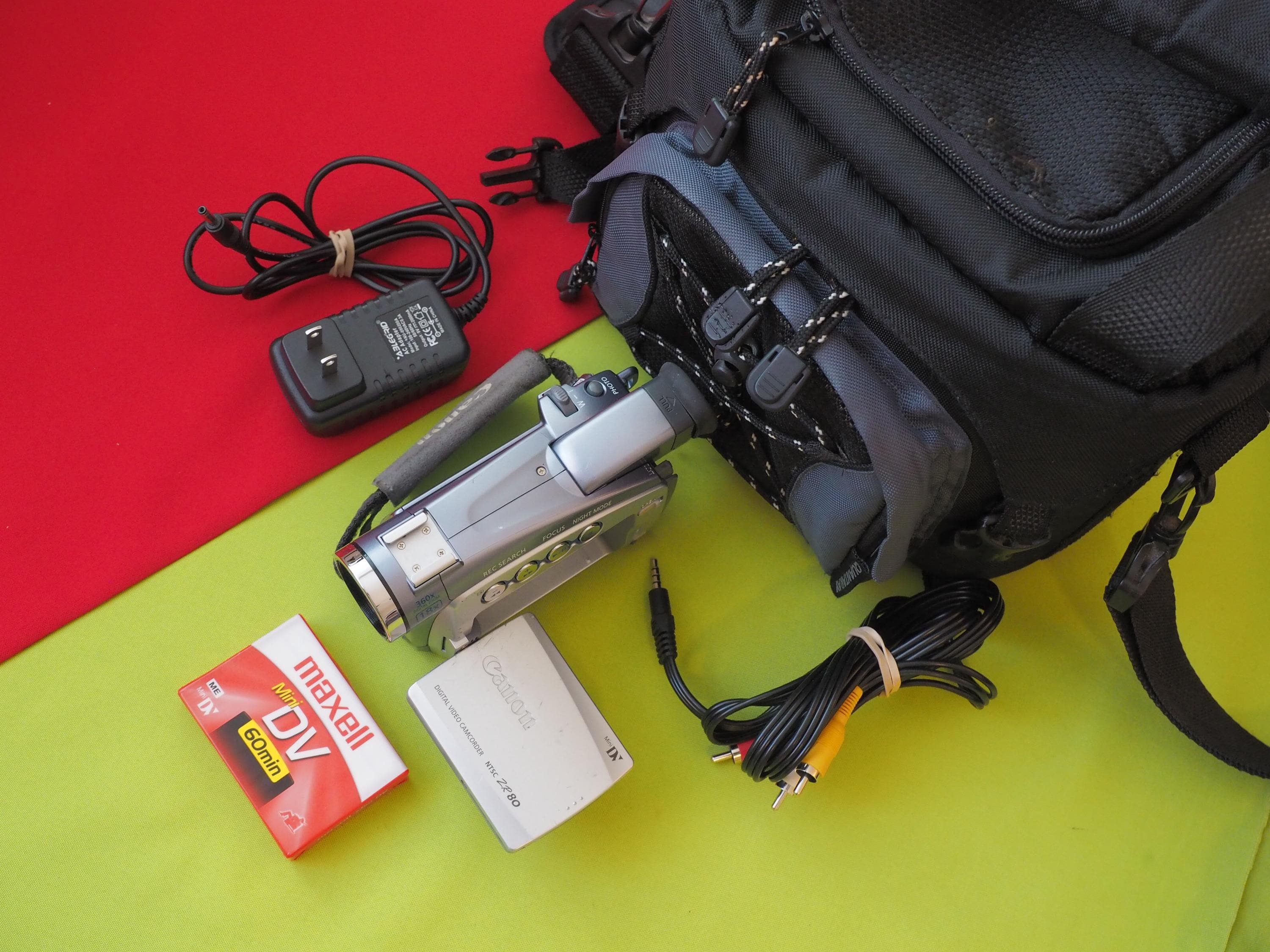 Canon ZR80 ZR 80 Minidv Video Camera Camcorder Playback/transfer