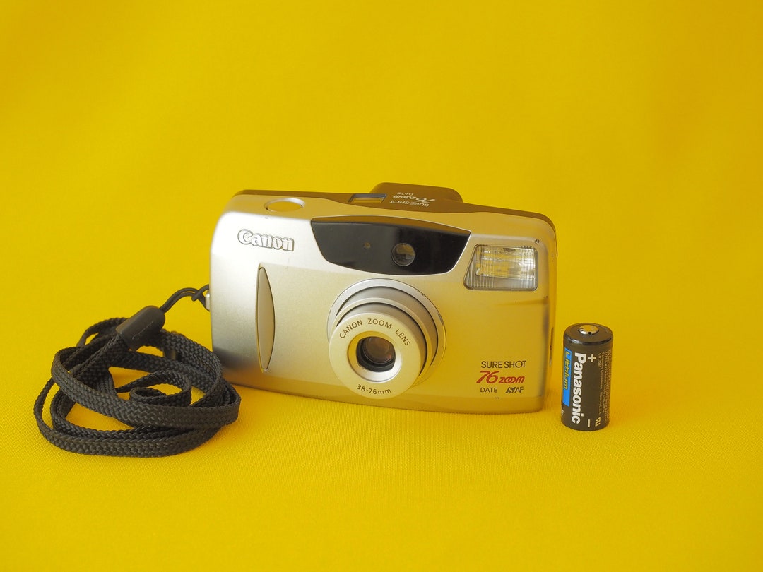 Canon Sure Shot 76 Zoom 35mm Film Point & Shoot Flash Camera Battery