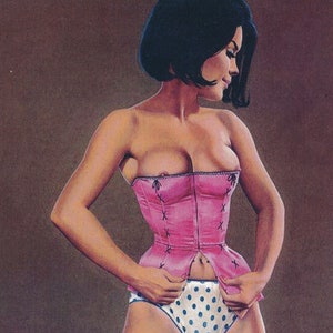 Carte Postale Nu Pin Up Érotique Erotic Sexy Illustrateur Alain Aslan Postcard Nude