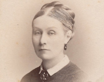 CDV England London Photo Card Portrait Woman Cliché Window - Grove