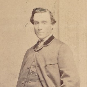 Vintage CDV Ecosse Carte de Visite Portrait Homme photographer White  Glasgow