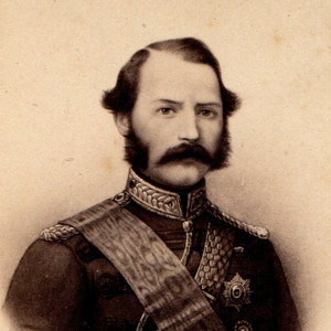 CDV Carte de Visite Portrait Christian IX Roi du Danemark