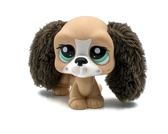 Figurine Littlest Petshop LPS (#2413) Chien Dog Basset Hound