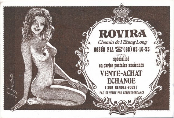 Carte Postale Nu Pin Up Erotique Erotic Sexy Rovira Postcard Etsy Carte Postale Nu Pin Up Erotique Erotic Sexy Rovira Postcard Etsy