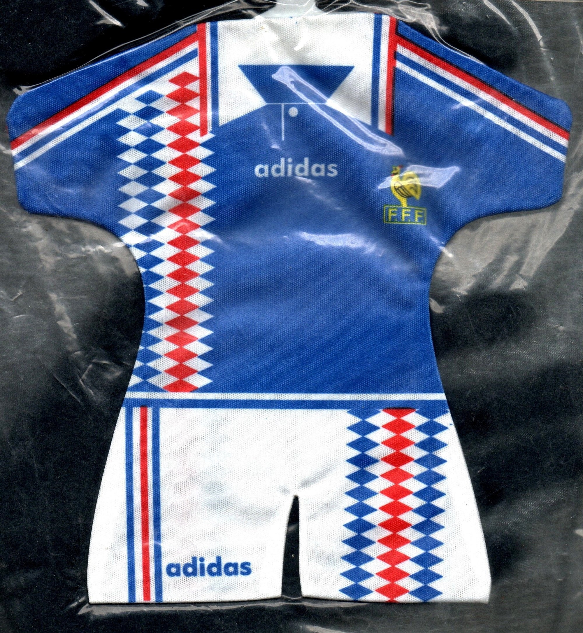 Vintage Old Mini Football Jersey France FFF has suction cup Etsy