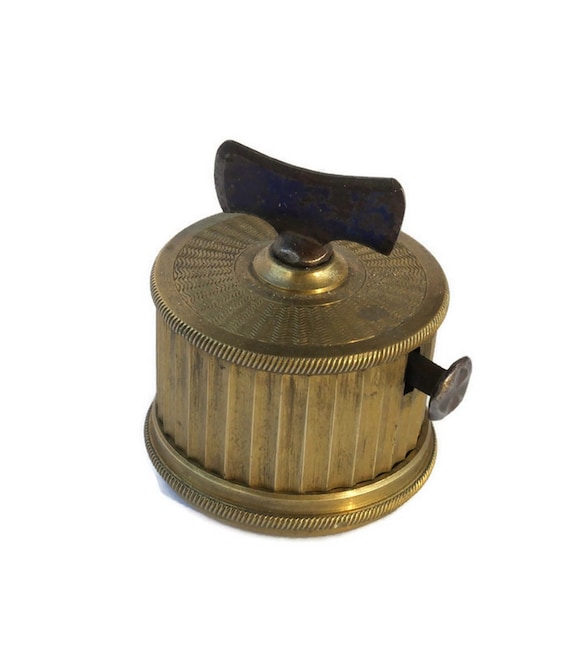 Vintage Fastener clip Attachment Attache tobi identified Golden Metal