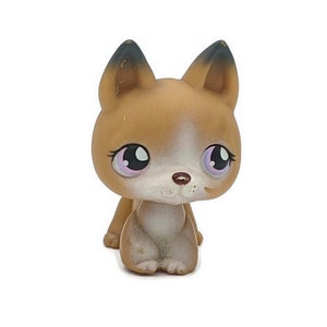 Figurine Littlest Petshop LPS (#112) German Shepherd Dog