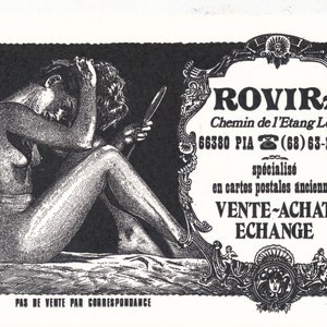Carte Postale Nu Pin Up Erotique Erotic Sexy Rovira Postcard Etsy Carte Postale Nu Pin Up Erotique Erotic Sexy Rovira Postcard Etsy