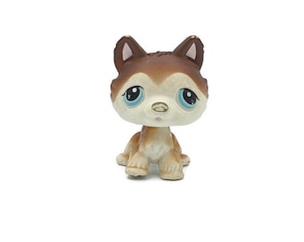 Figurine Littlest Petshop LPS (#68) Husky Polar Puppy