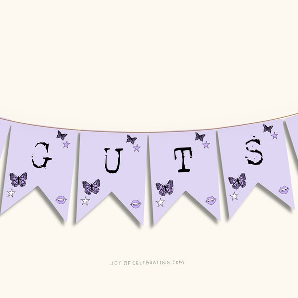 Party Theme Banner Instant Download, 4 Poster Signs, DIY Banner for Home Outdoor Party Decor