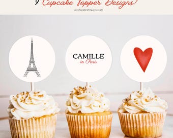 36 Cupcake-Aufsätze Waldtiere Für Dschungel- Oder Safari-Party – Papier, 5,1x4,3 Cm, Nicht Essbar