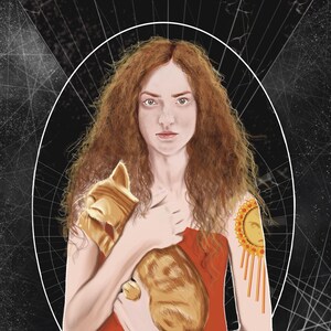 Strength tarot print