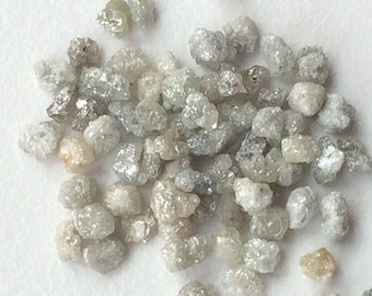3-5mm Sparkling Grey Rough Diamond, Grey Raw Diamond, Uncut Diamond, Grey Diamond, Loose Diamonds For Jewelry (1ct To 100 Ct Options)