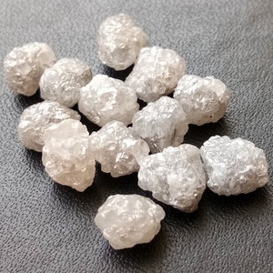 5-6mm Grey Raw Diamond, Natural Grey Rough Diamond, Uncut Diamond, Loose Diamond, Conflict Free, Perfect for Prong Setting (2Pcs To 10Pcs)