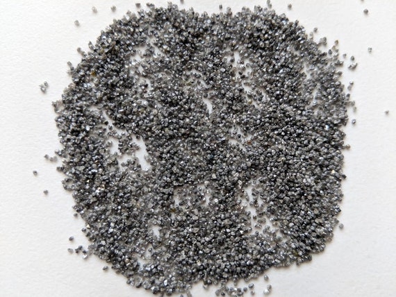 10ct Raw Dark Grey Diamond Dust