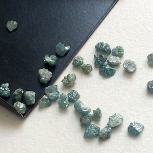 3-6mm Blue Raw Diamond, Blue Rough Diamond, Uncut Rough Diamond, Loose Blue Diamond, Conflict Free Diamond For Jewelry (1Ct To 10Ct)