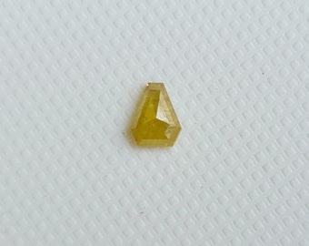 Yellow Shield Diamond, Natural Yellow Diamond Shield For Ring, Loose Diamond Shield Pendant, Diamond Shield for Engagement Rings, 4.4x3.5mm